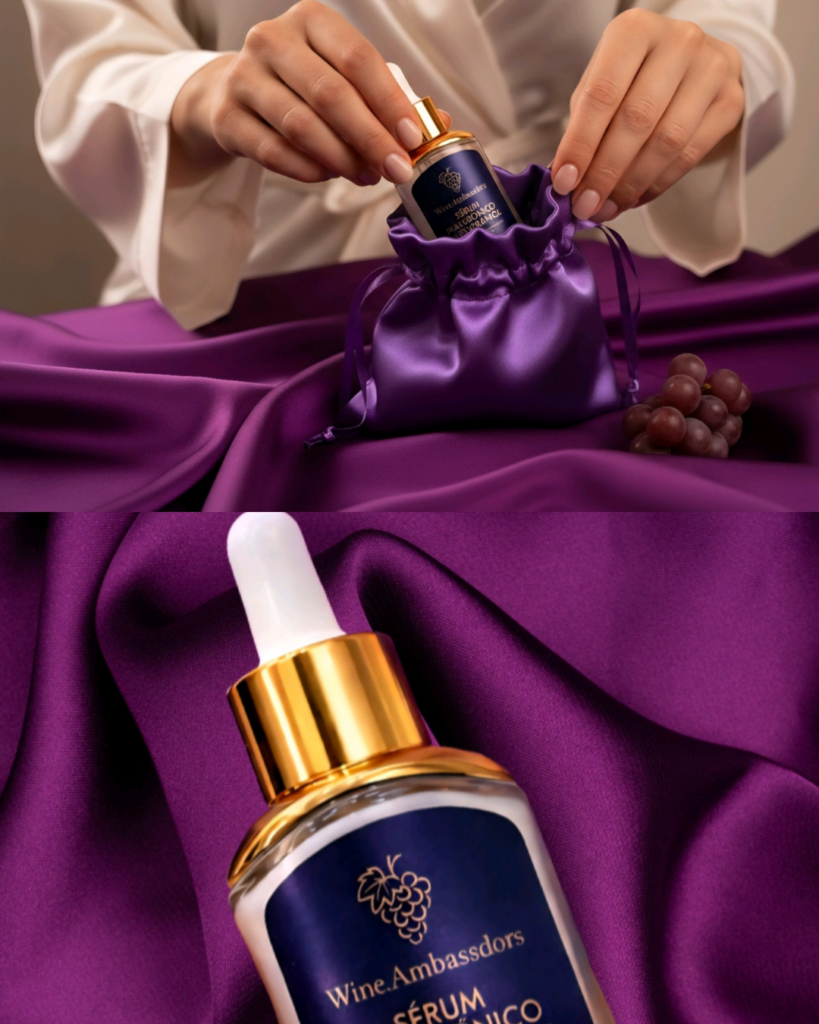 "Sérum: Sérum Hialurônico Resveratrol Wine.Ambassdors"